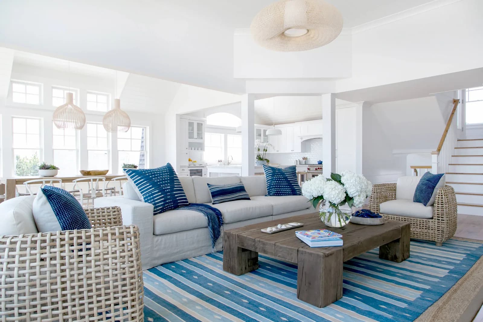 Coastal living room style example