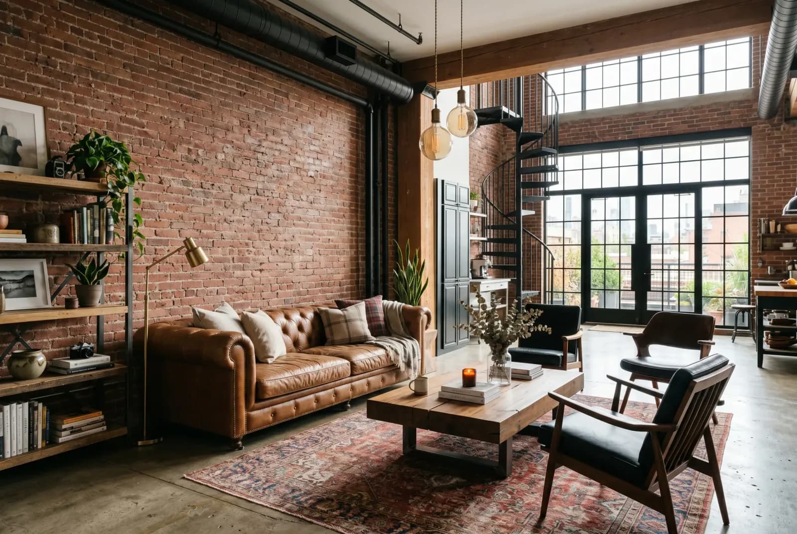 Industrial room inspiration for Shop the look