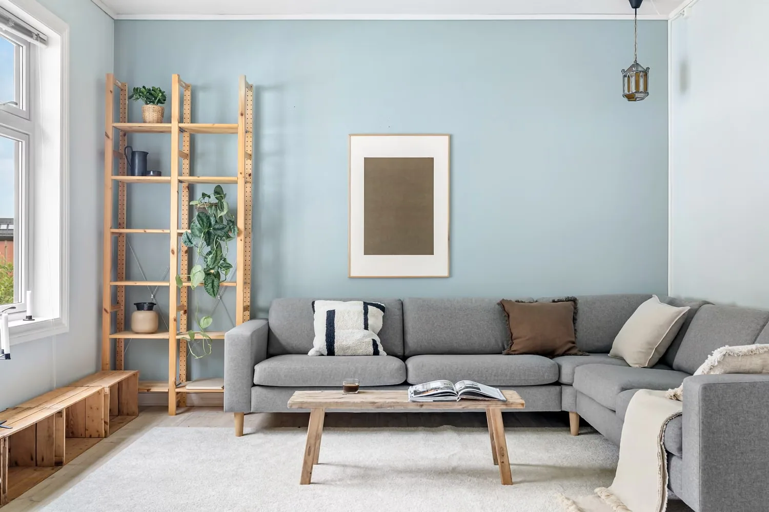 Scandi living room style example